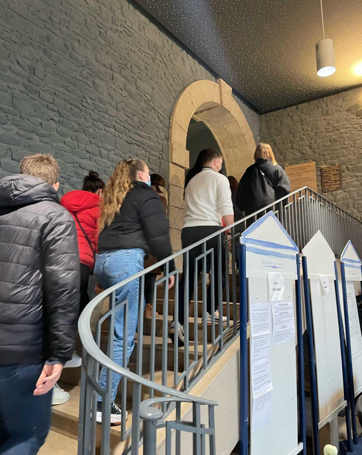 [IMMERSION] Une quinzaine d'élèves de terminale STMG en sortie au tribunal judiciaire de Vannes