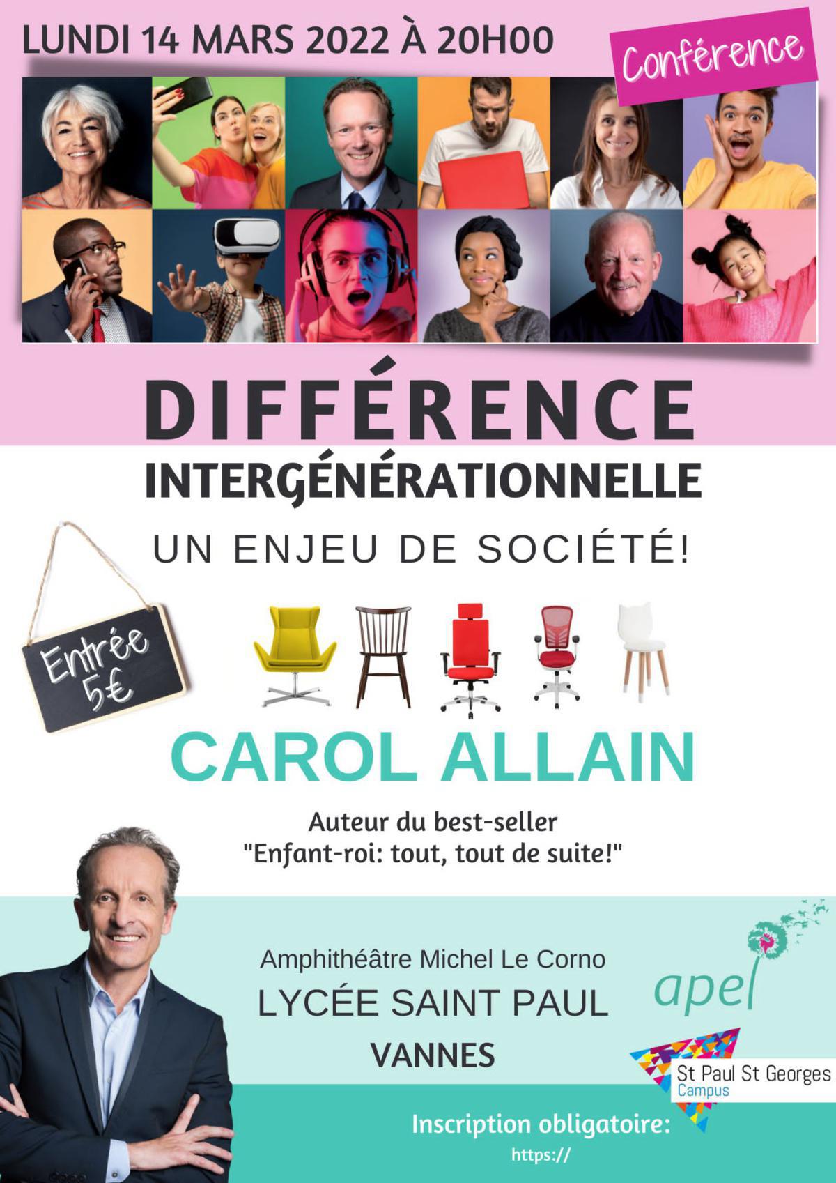 [CONFÉRENCE] Carol Allain et les différences intergénérationnelles