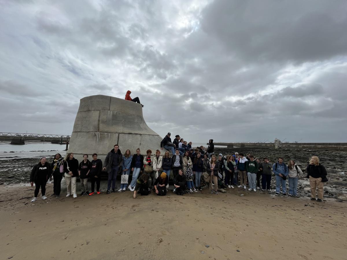 [ARTS PLASTIQUES] Les élèves de l'option à la rencontre du Parcours Estuaire en terre nazairienne