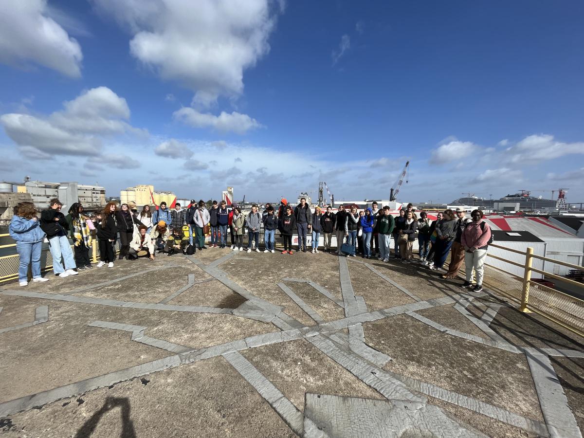 [ARTS PLASTIQUES] Les élèves de l'option à la rencontre du Parcours Estuaire en terre nazairienne