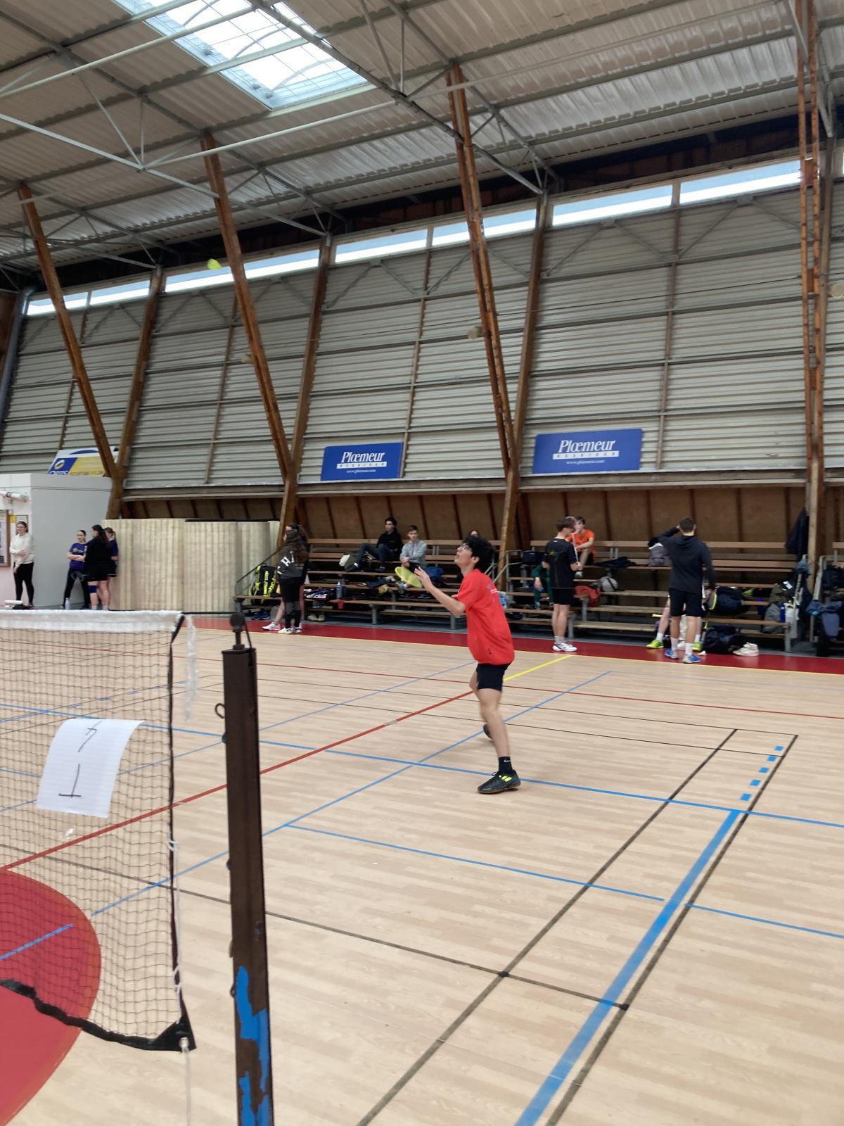 [AS Badminton] Compétition régionale à Ploemeur
