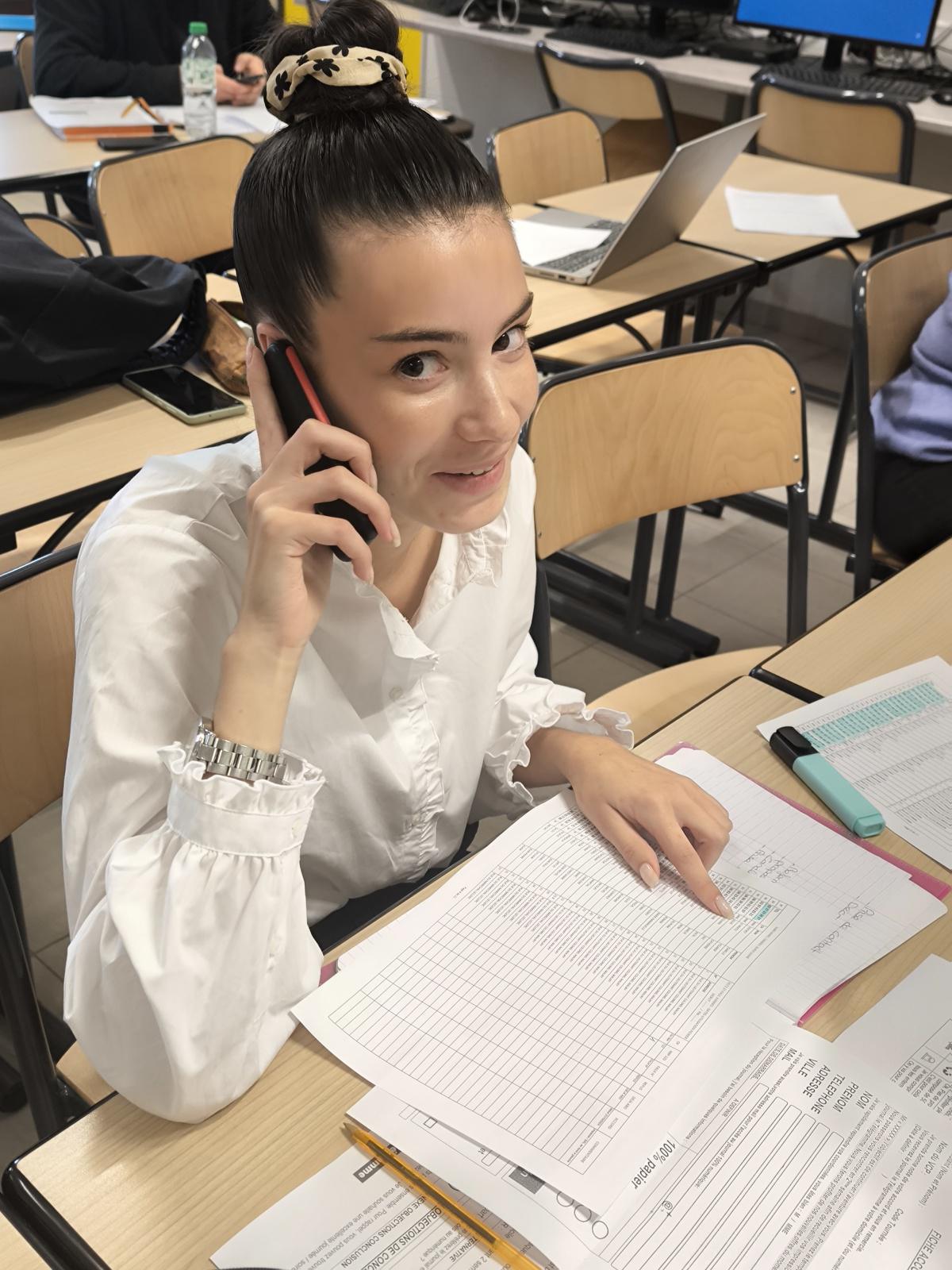 [OPERATION COMMERCIALE] Les étudiants en BTS MCO 1ère année découvrent la prospection par téléphone