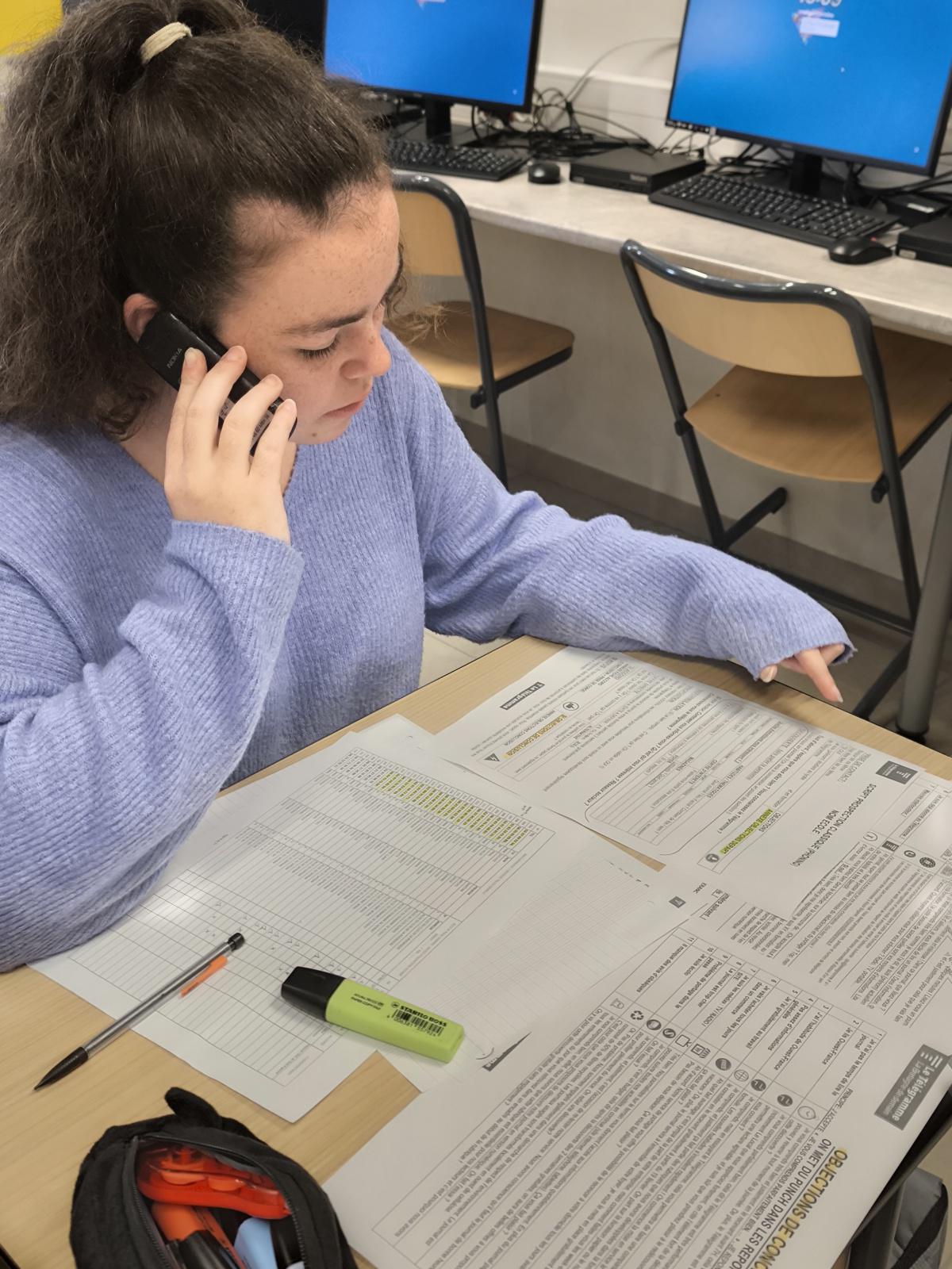 [OPERATION COMMERCIALE] Les étudiants en BTS MCO 1ère année découvrent la prospection par téléphone