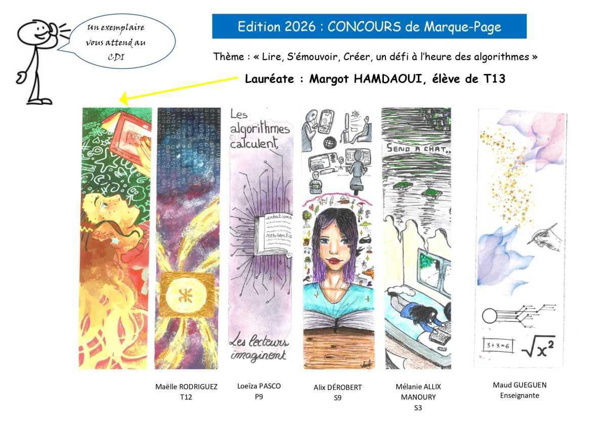 [CDI] Concours de Marque page