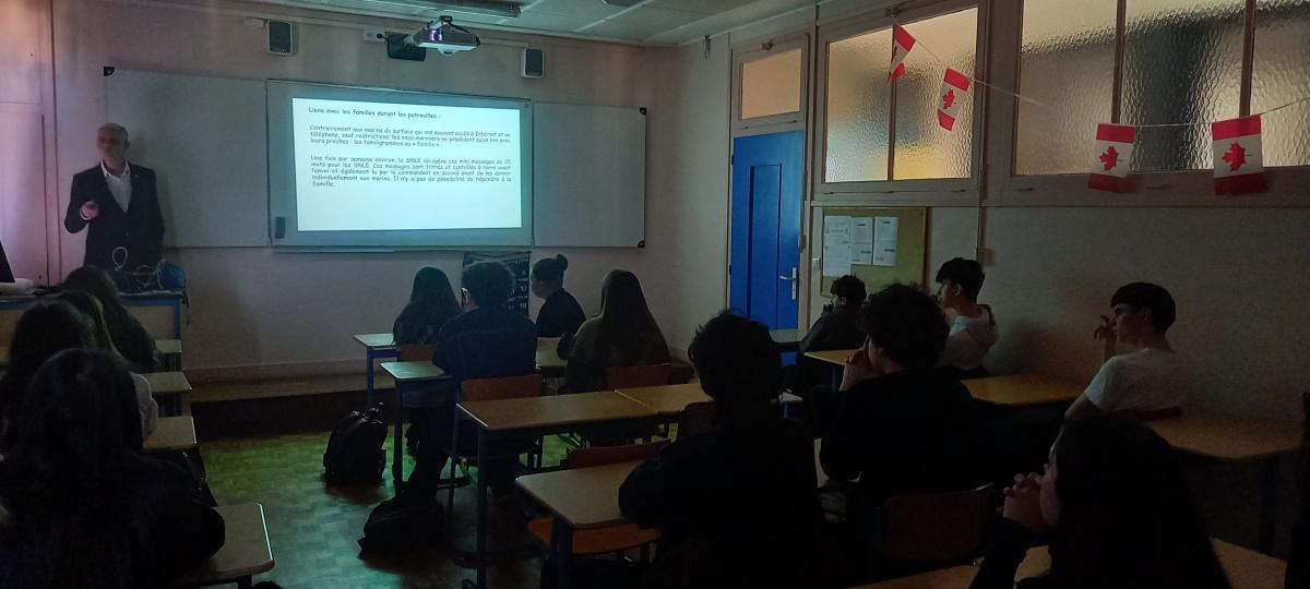 [ST-GEORGES] Intervenant : ancien sous-marinier nucléaire