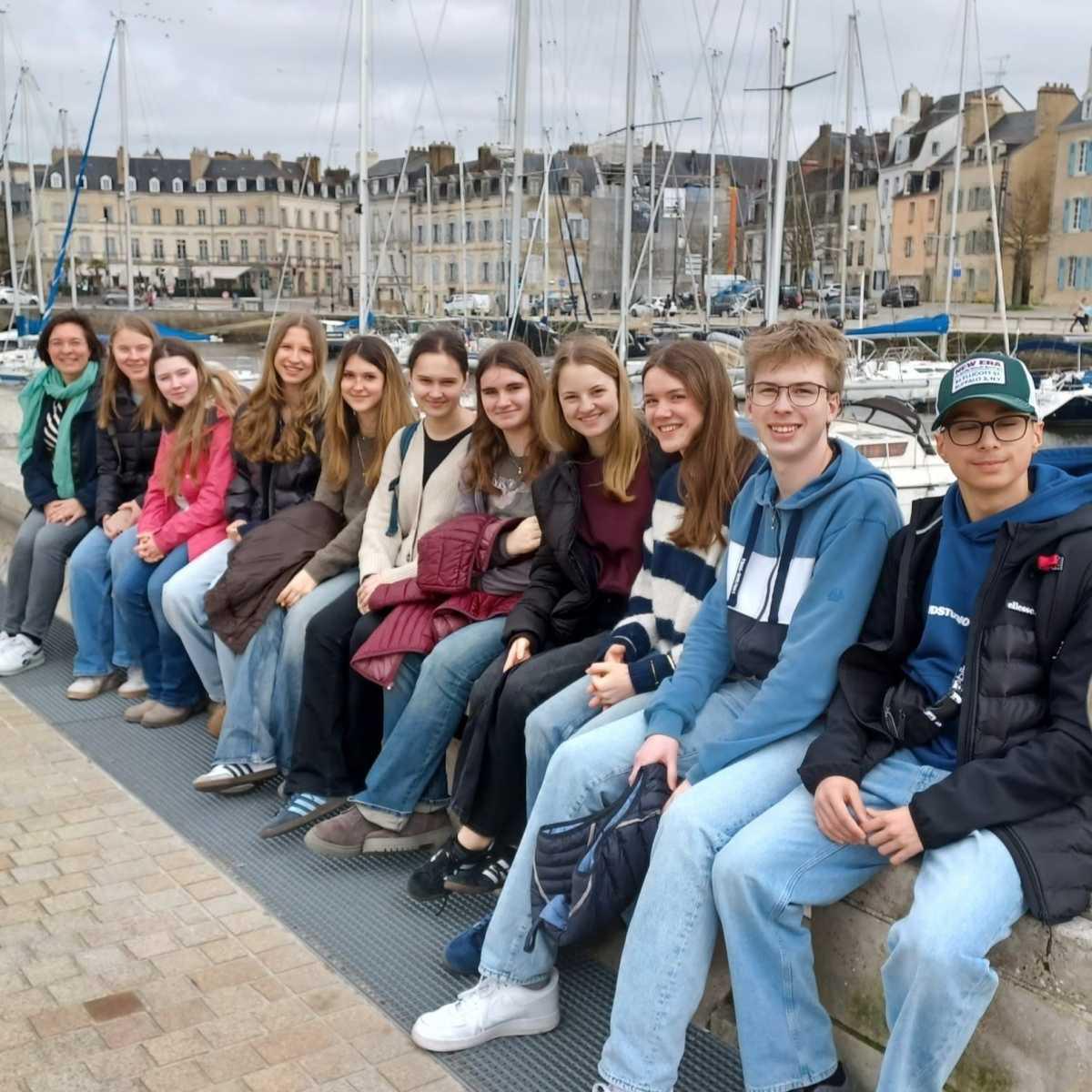 [CORRESPONDANTS] Un groupe de correspondants allemands au Lycée