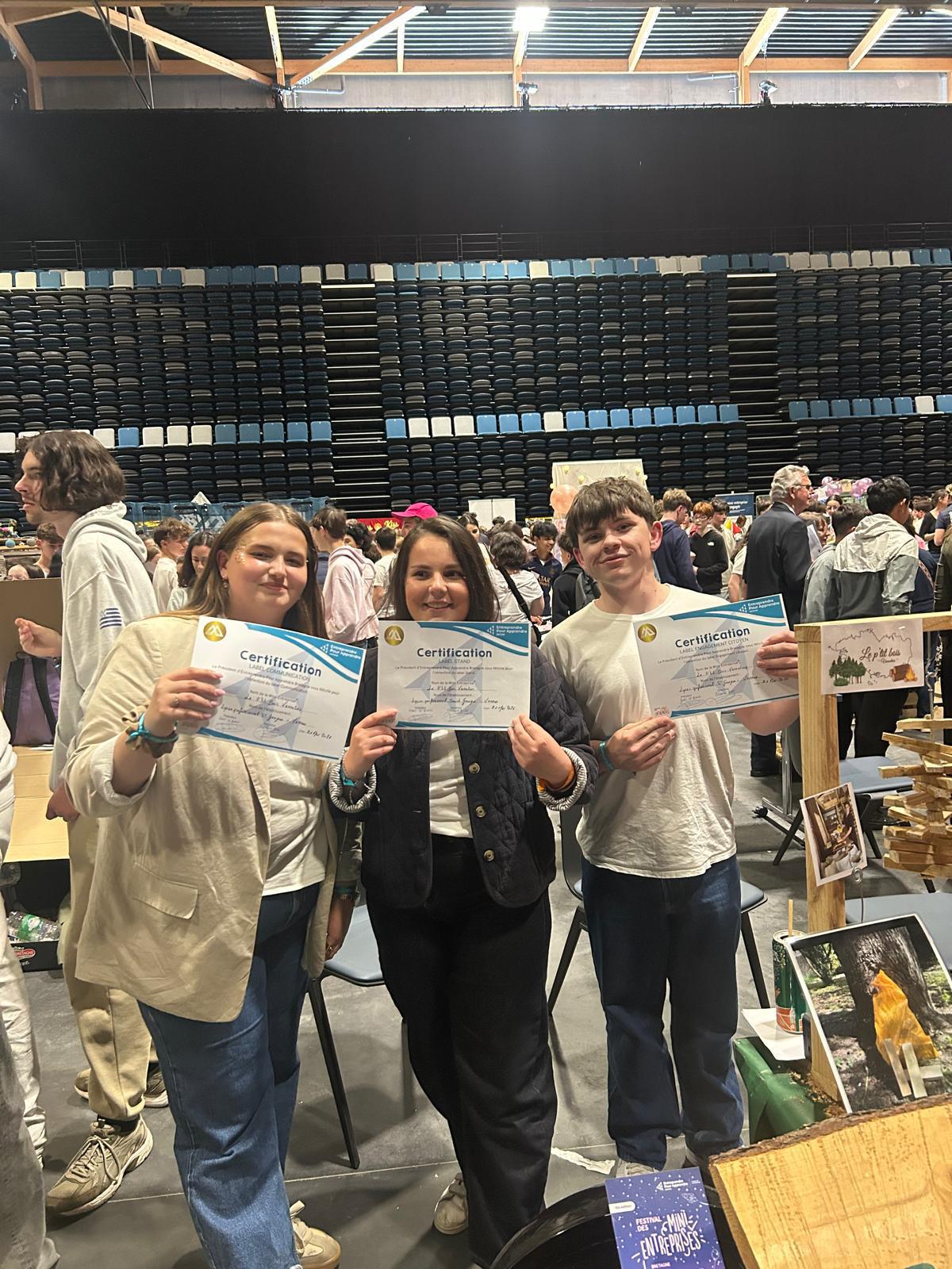 [ST-GEORGES] Concours "Entreprendre pour Appendre" 