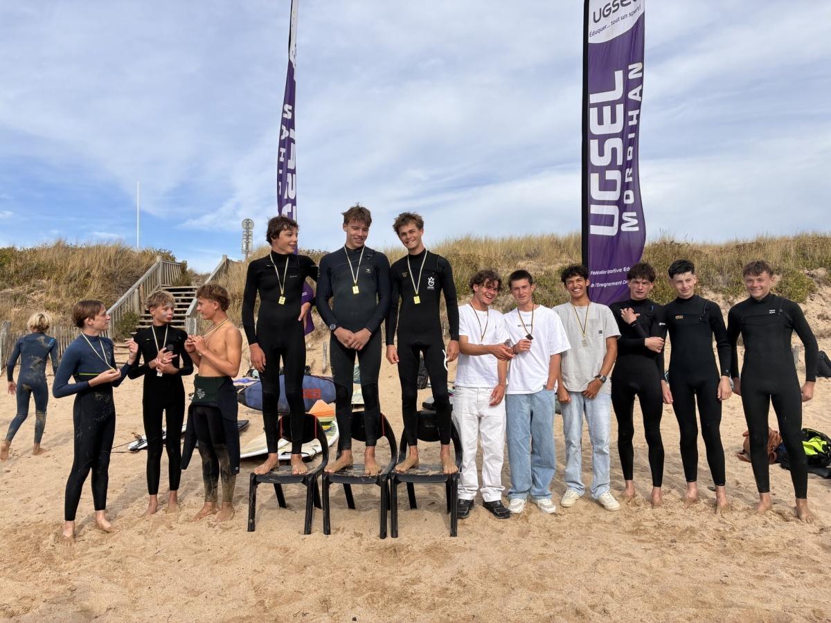 [AS SURF] Nos élèves ont fini 3ème au Championnat par équipe
