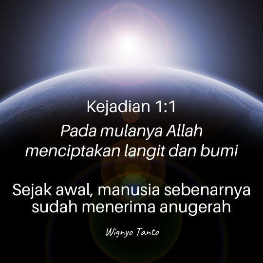 In the beginning ...