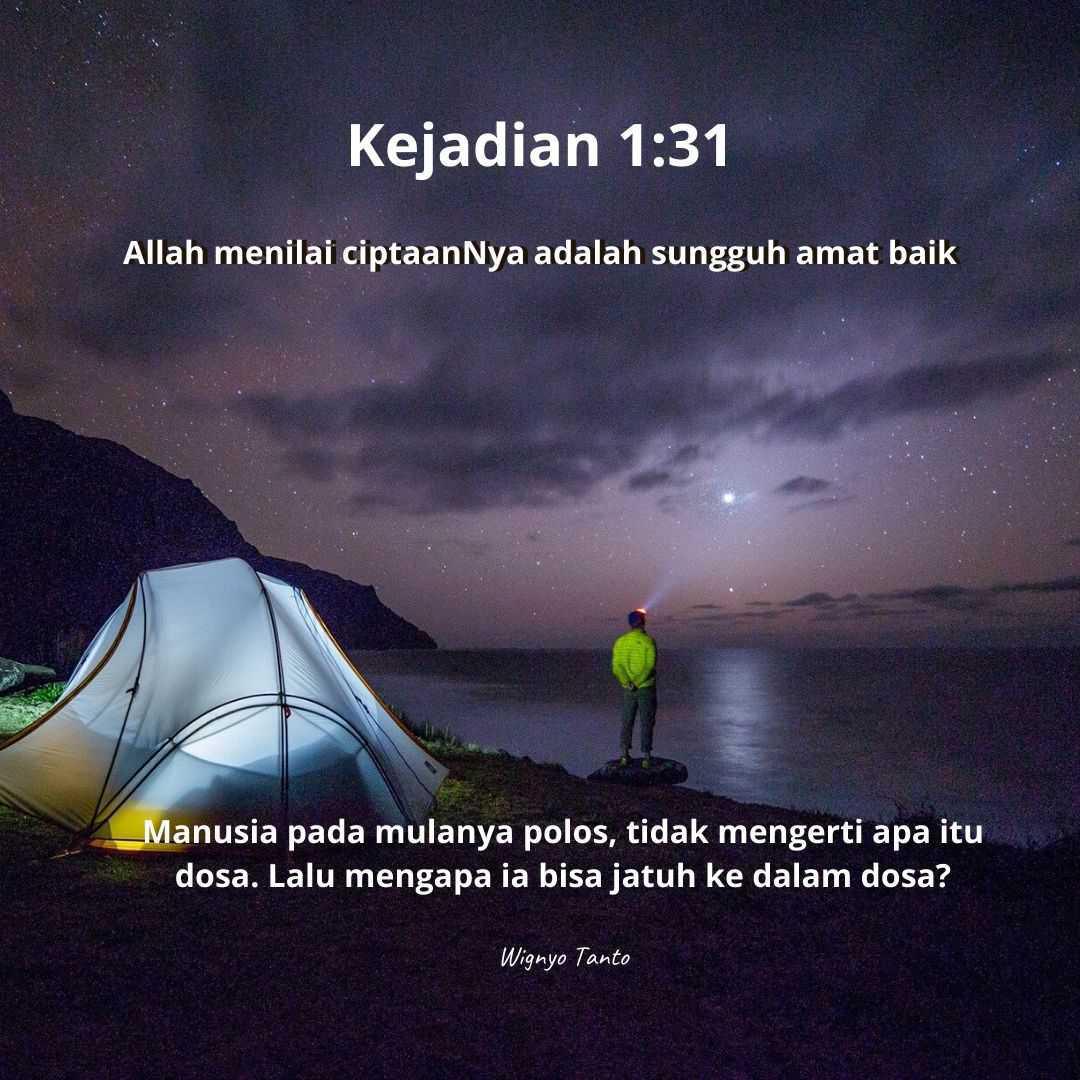Rancangan Tuhan mula-mula adalah yang terbaik