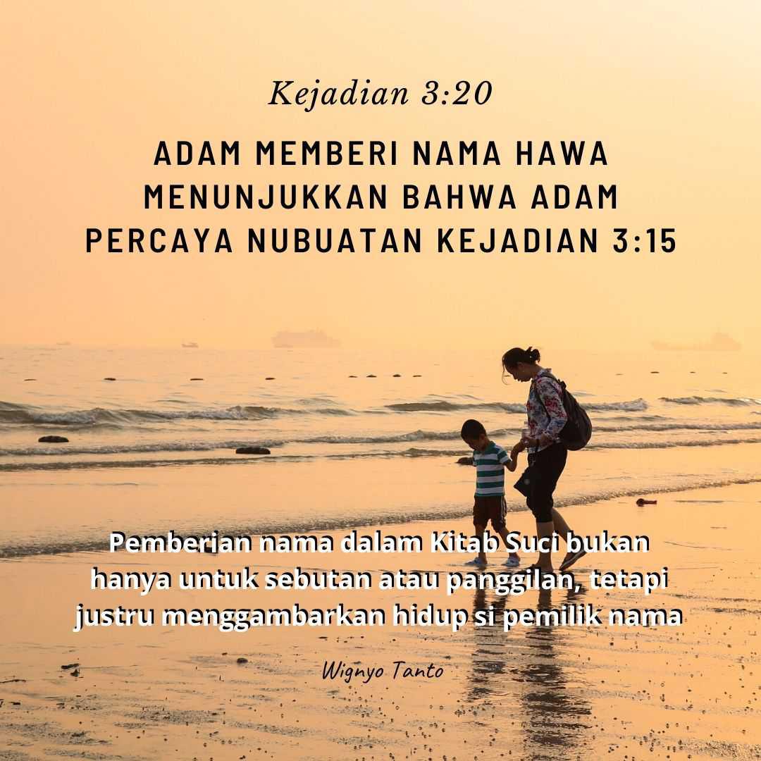 Adam Percaya (mengimani) Kej. 3:15