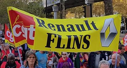 Mobilisation à Flins en soutien au licenciement d'un intérimaire Mobilisation à Flins en soutien au licenciement d'un intérimaire