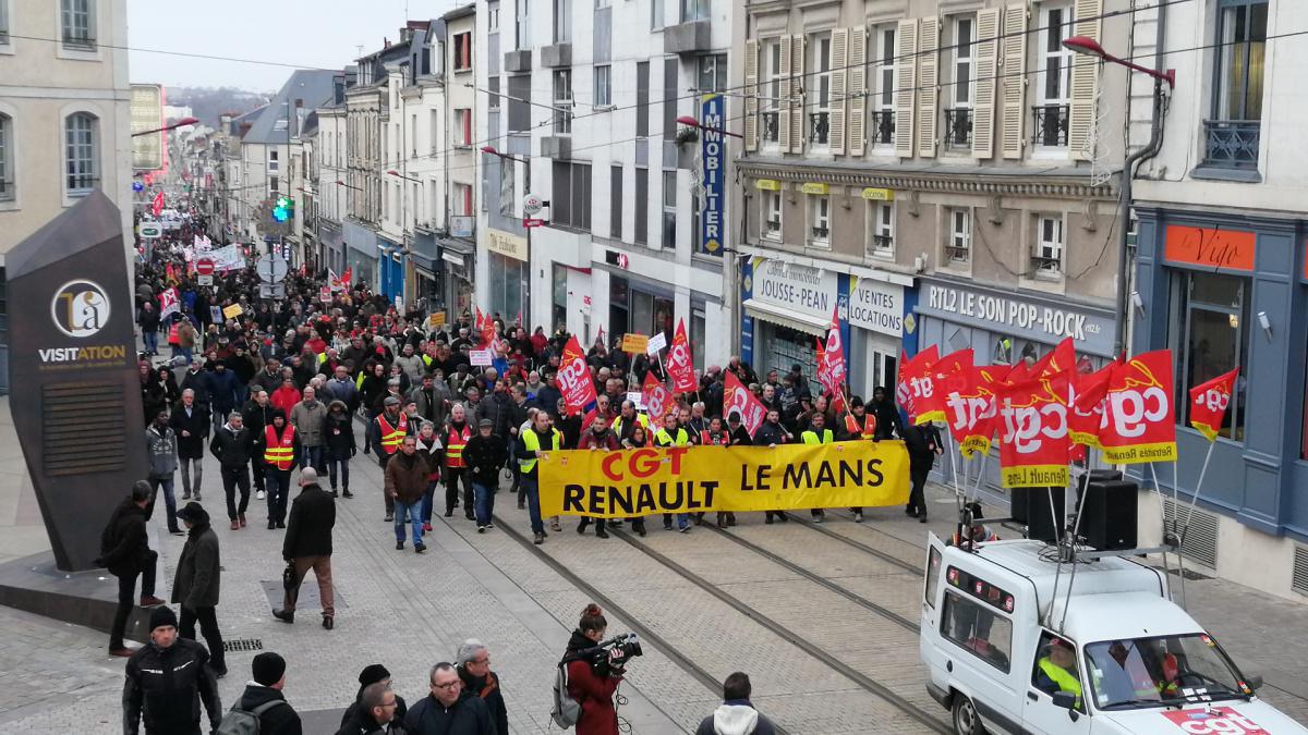 Le Mans : nouvelle journée de mobilisation nationale et interprofessionnelle le mardi 10 décembre