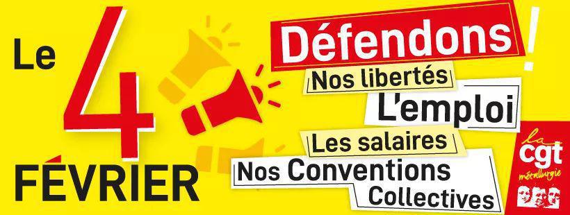 Le 4 février, ensemble, faisons entendre nos revendications