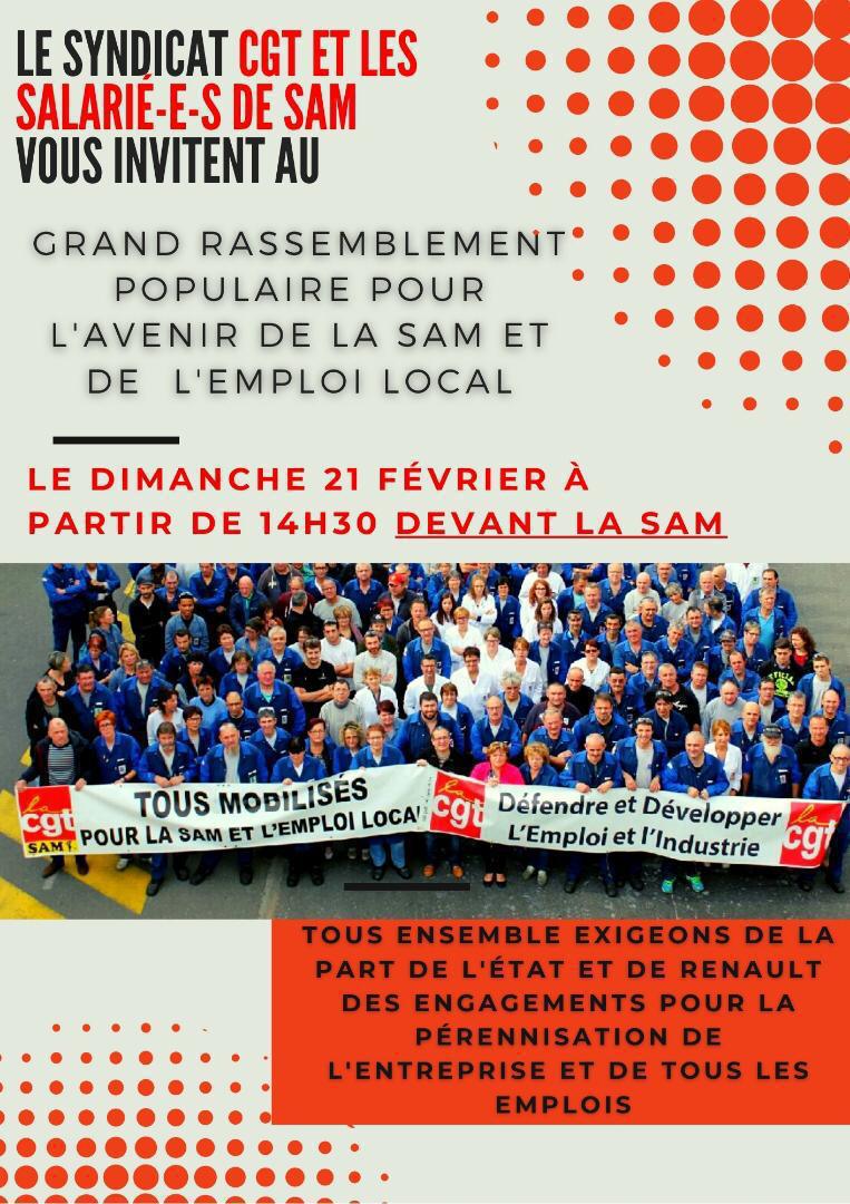 SAM : RDV dimanche 21 février 
