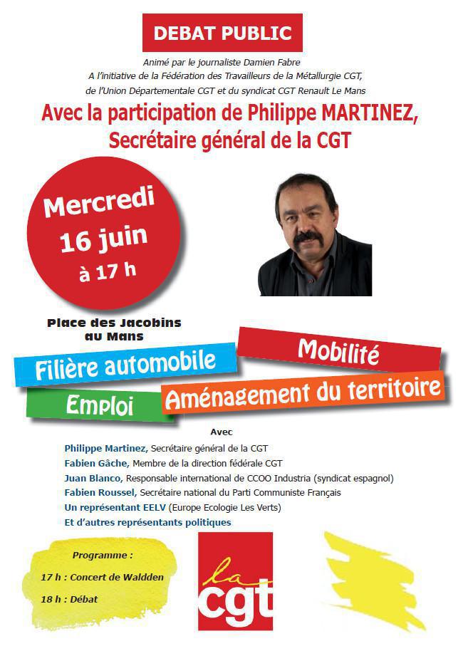 Débat public au Mans le 16 juin 2021 