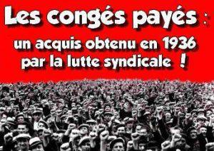 RRG : Pas d’CGT, Pas d’congés payés  RRG : Pas d’CGT, Pas d’congés payés