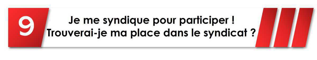 Pourquoi se syndiquer ? Pourquoi se syndiquer ?