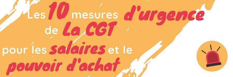 Les 10 mesures d'urgence de la CGT pour les salaires et le pouvoir d' achat. Fiche N*8 : abaisser le taux de TVA à 5,5 % sur les produits de première nécessité Les 10 mesures d'urgence de la CGT pour les salaires et le pouvoir d' achat. Fiche N*8 : abaisser le taux de TVA à 5,5 % sur les produits de première nécessité