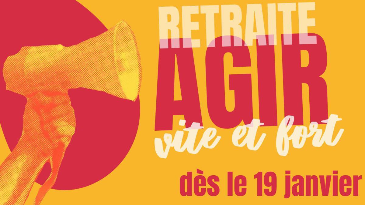 Cléon : le 19 janvier, journée de mobilisation contre La réforme des retraites !!! 