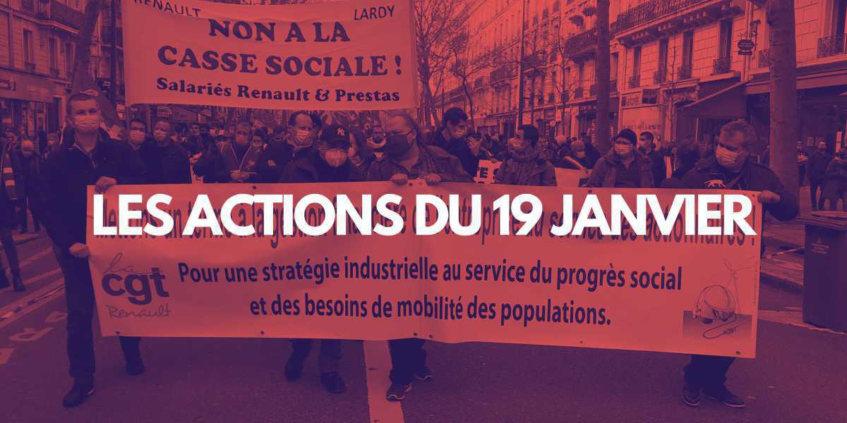 Les actions de la CGT Renault pour cette journée de mobilisation contre la réforme des retraites Les actions de la CGT Renault pour cette journée de mobilisation contre la réforme des retraites