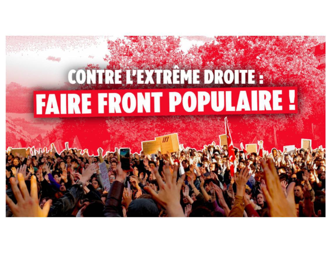 La confédération : Face à l'extrême droite, le front populaire !!!