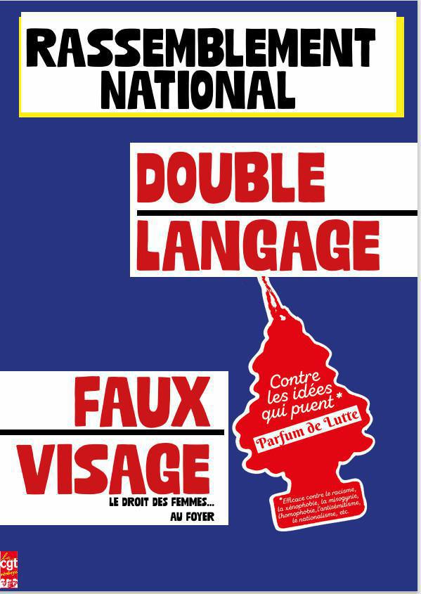 La fédération : Rassemblement National double langage faux visage : Le droit des femmes… au foyer  La fédération : Rassemblement National double langage faux visage : Le droit des femmes… au foyer
