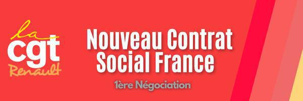 Première négociation du Nouveau Contrat Social France Première négociation du Nouveau Contrat Social France