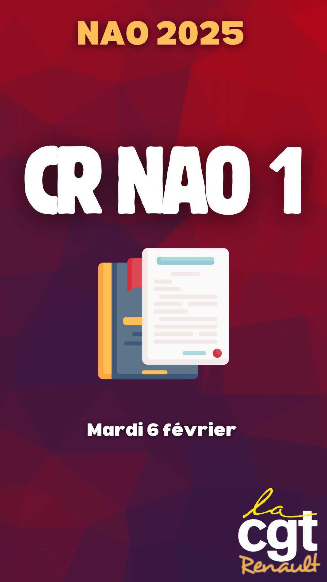 Compte-rendu de la première réunion des NAO 2025 Compte-rendu de la première réunion des NAO 2025