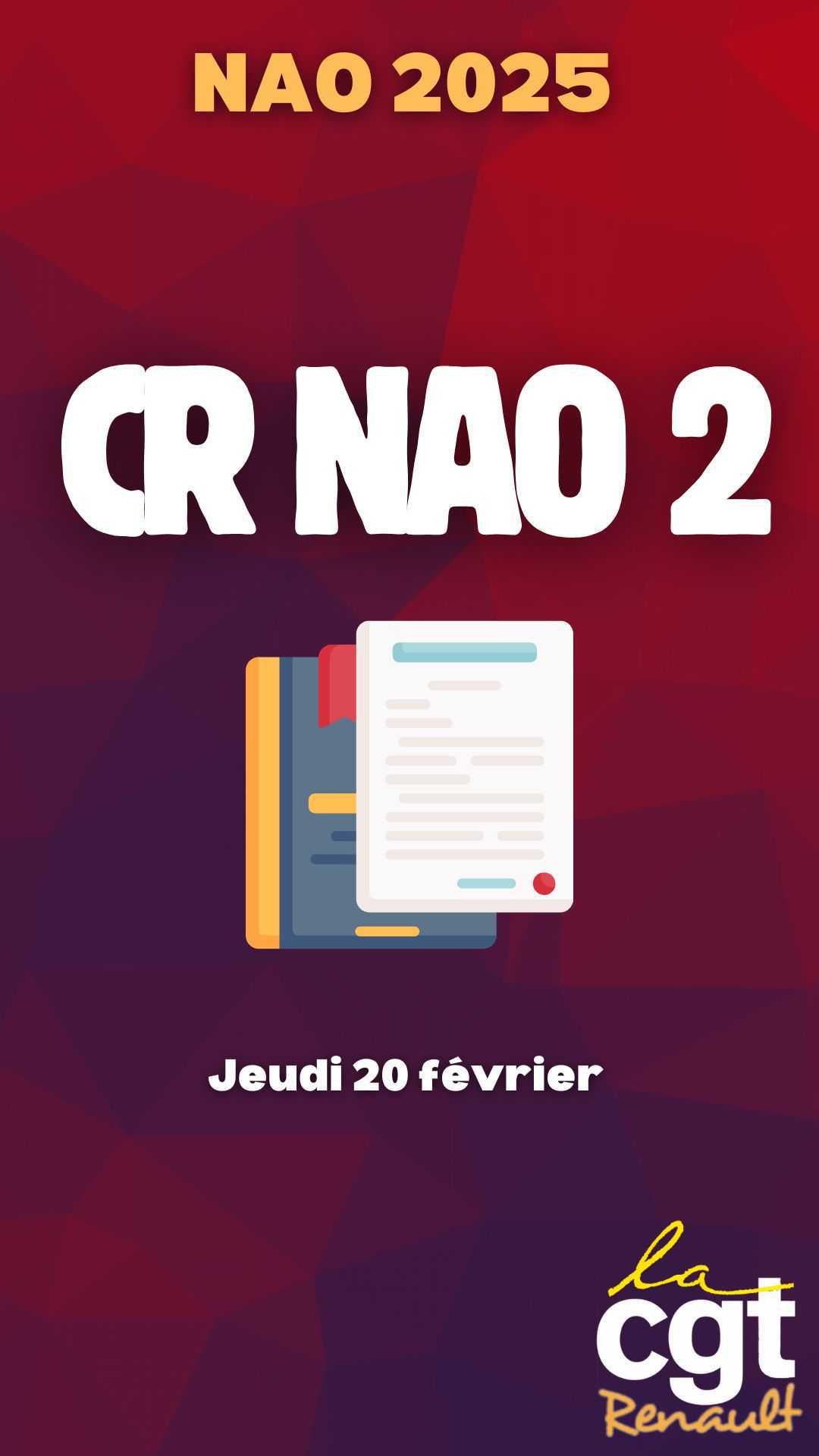 Compte rendu deuxième séance NAO 2025 Compte rendu deuxième séance NAO 2025