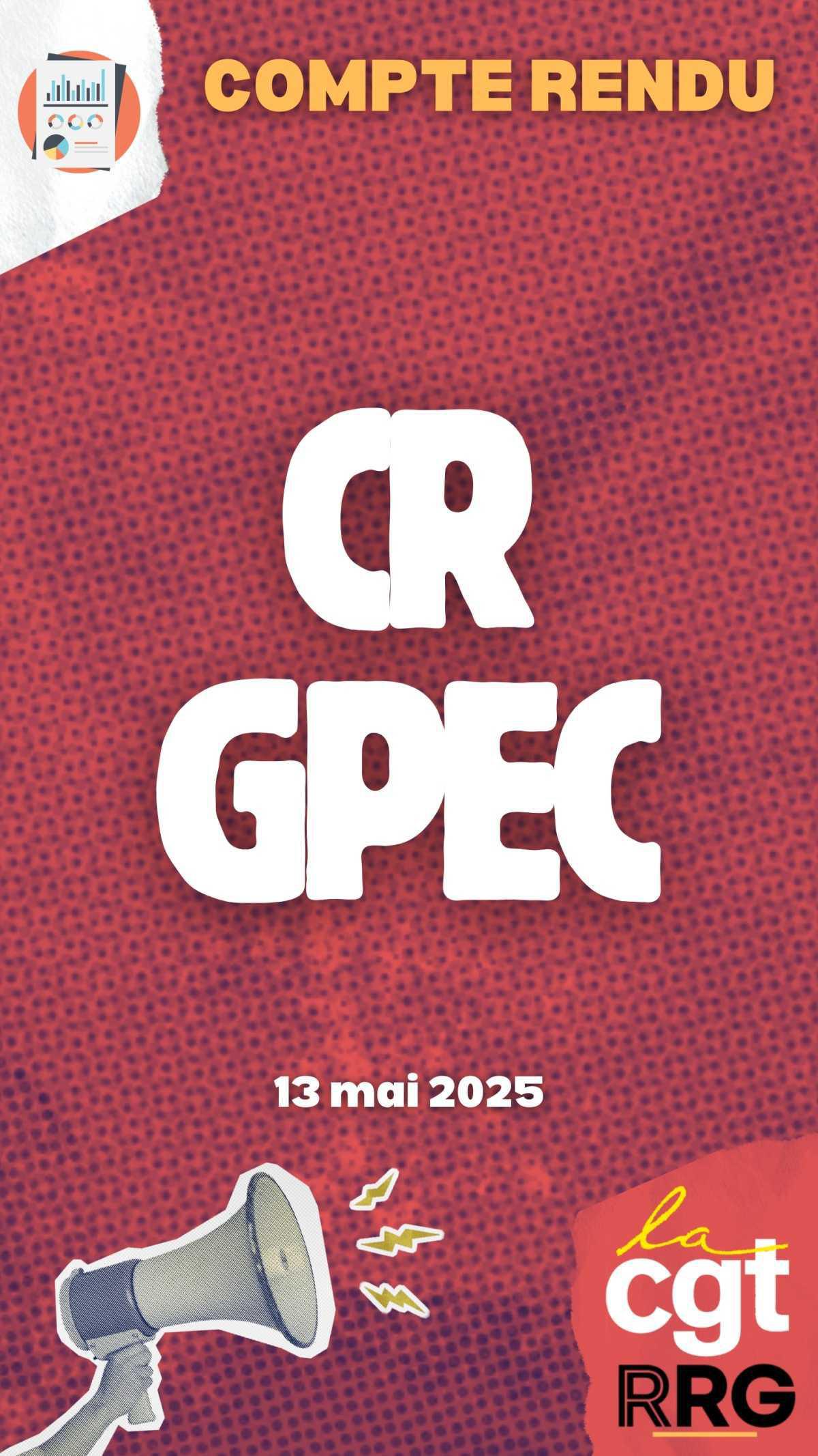 Compte rendu : GPEC RRG du 13 mai 2025 Compte rendu : GPEC RRG du 13 mai 2025