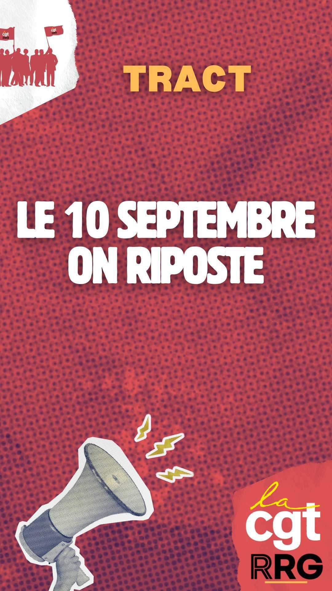Le 10 septembre on s'organise !