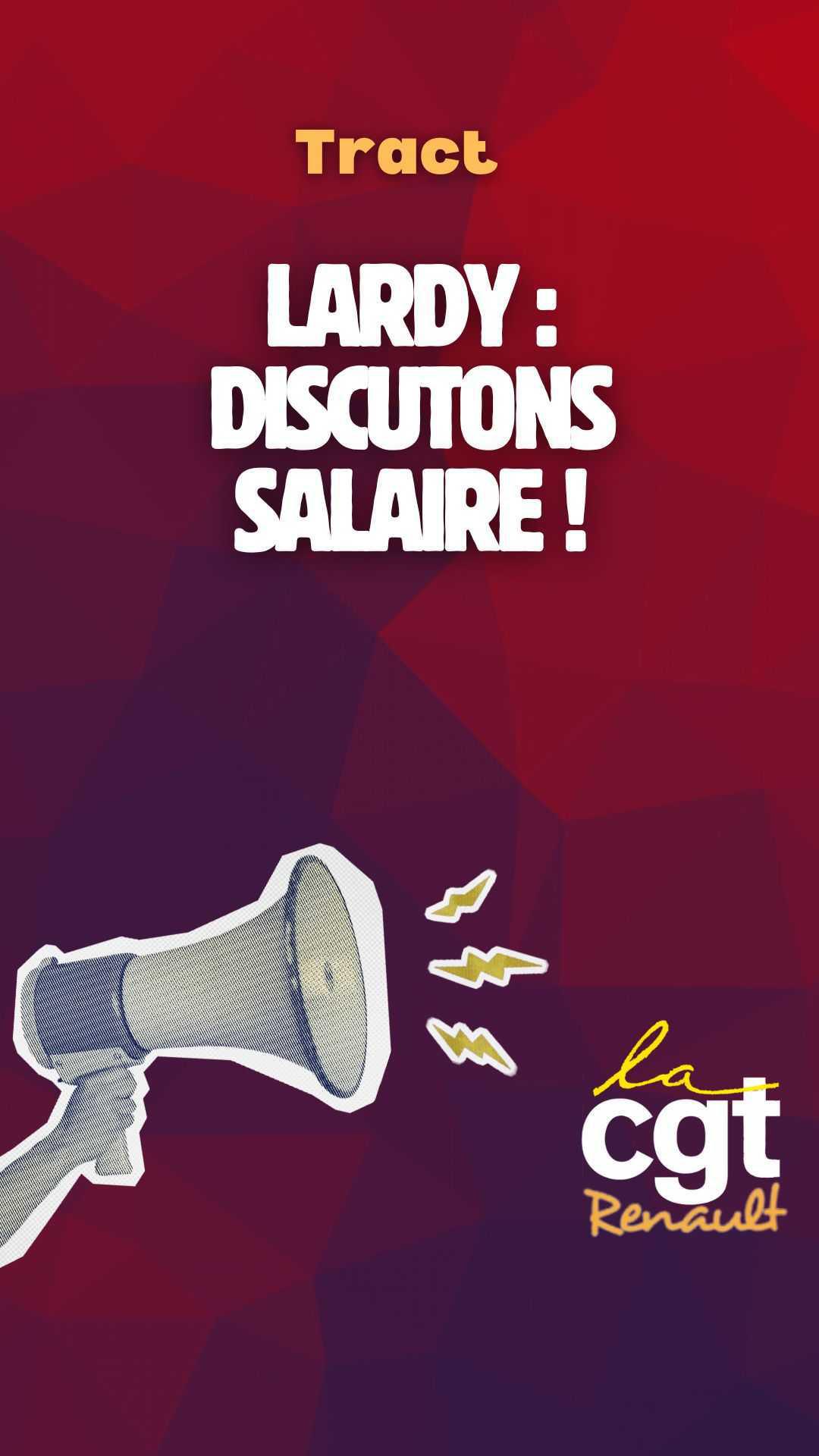 Lardy : discutons salaires !