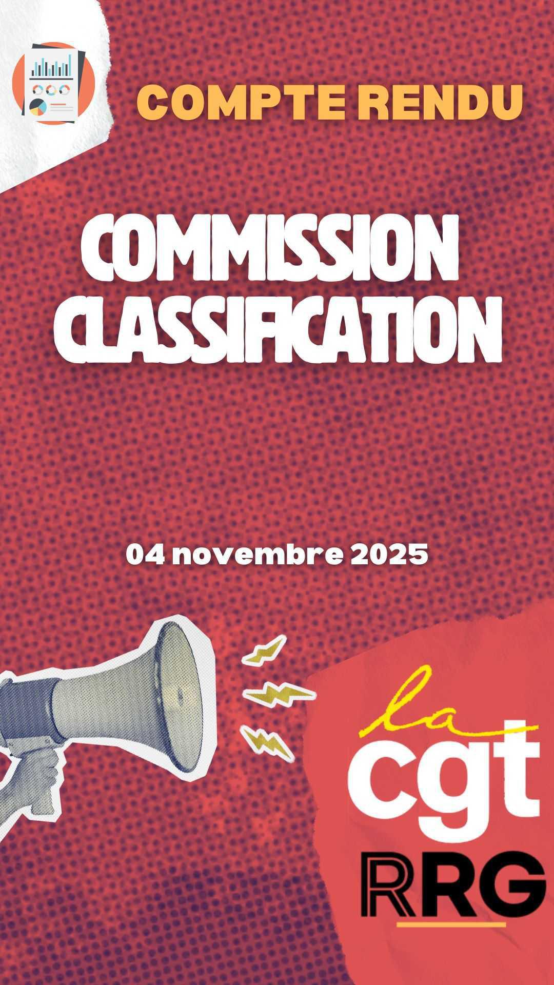 Compte rendu commission classification RRG