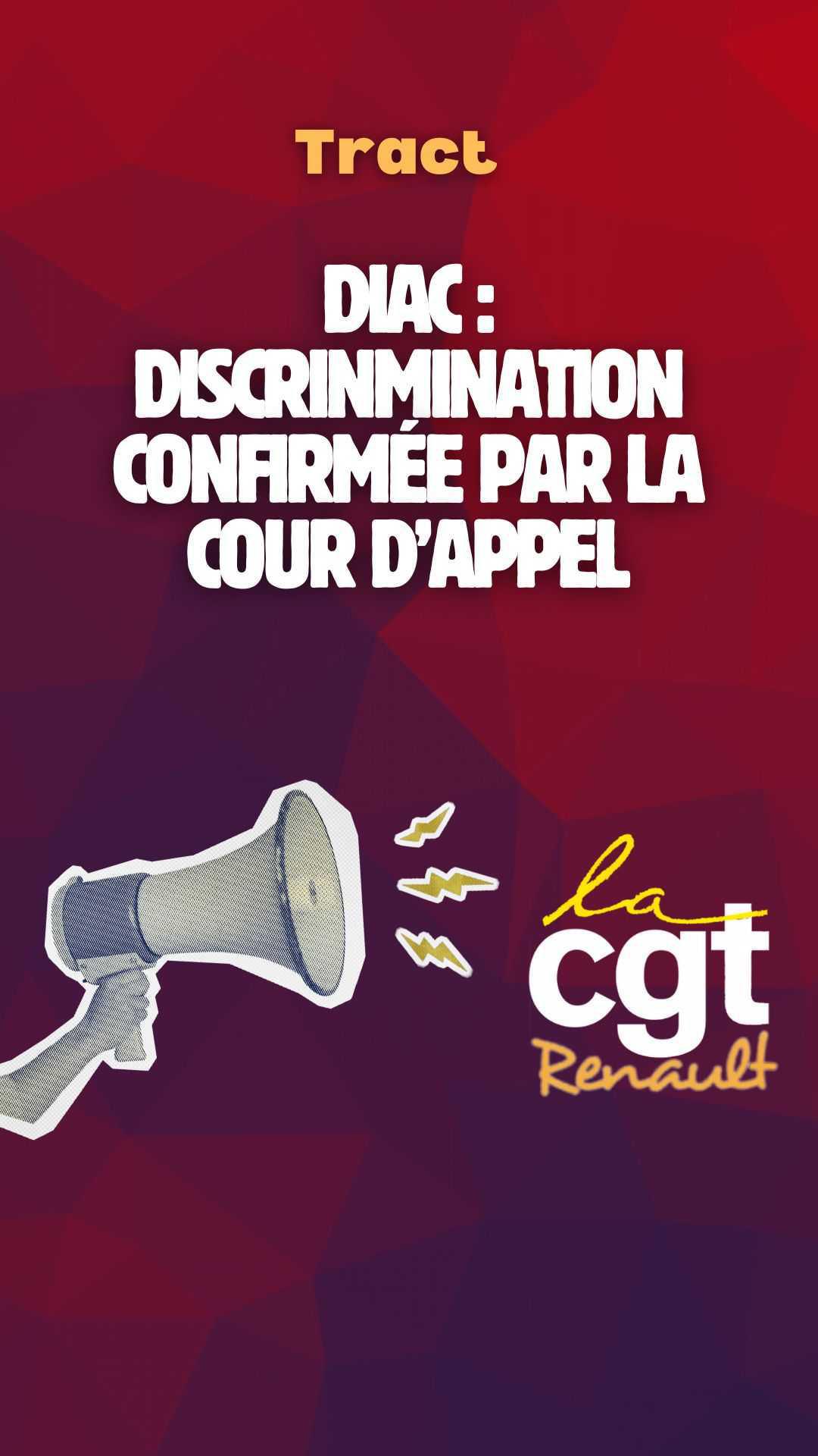 DIAC : La Cour d’appel de Paris confirme la discrimination subie par la CGT au sein de la Diac