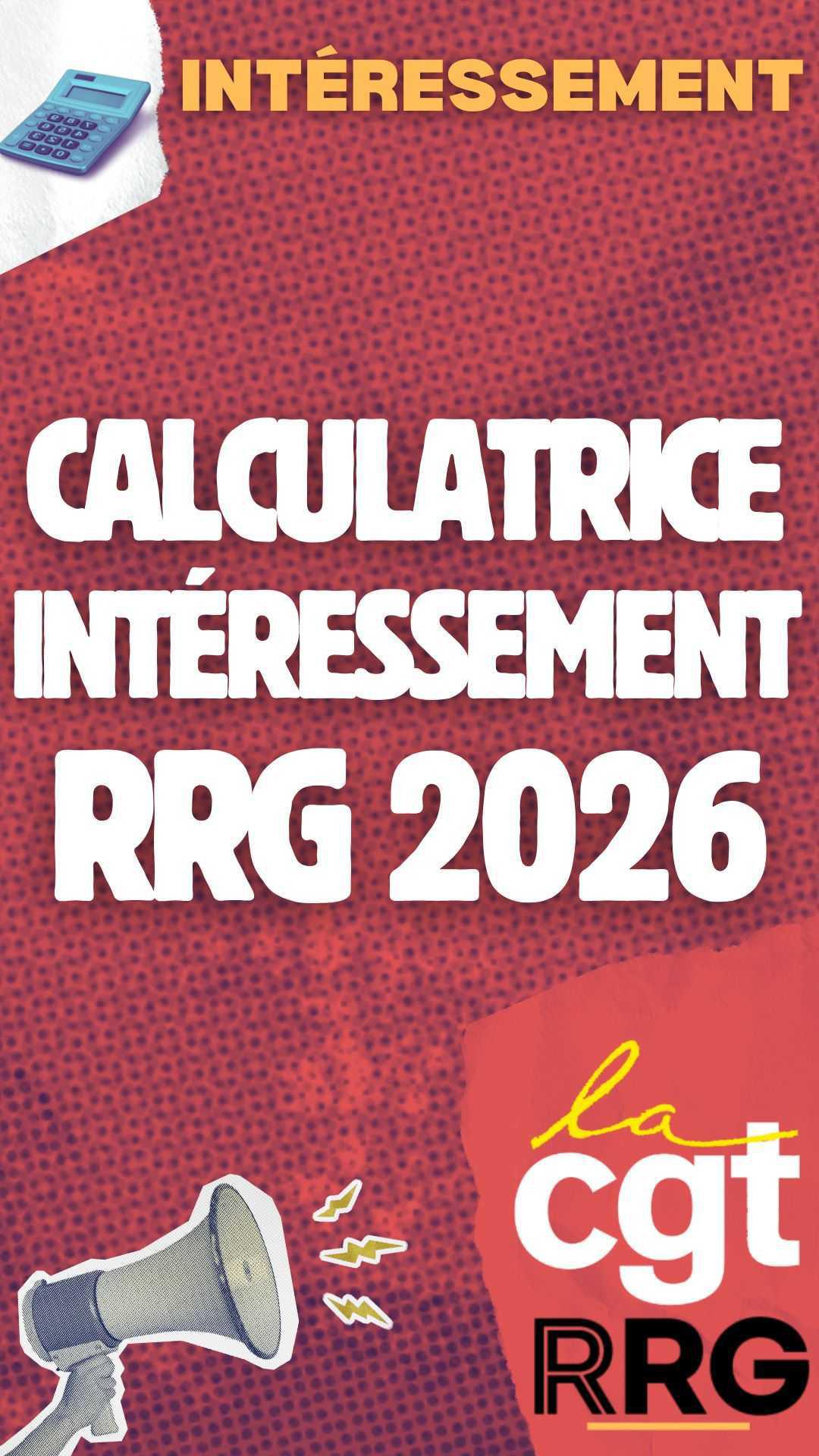 📢 Calculatrice intéressement RRG 2026 📢 Calculatrice intéressement RRG 2026