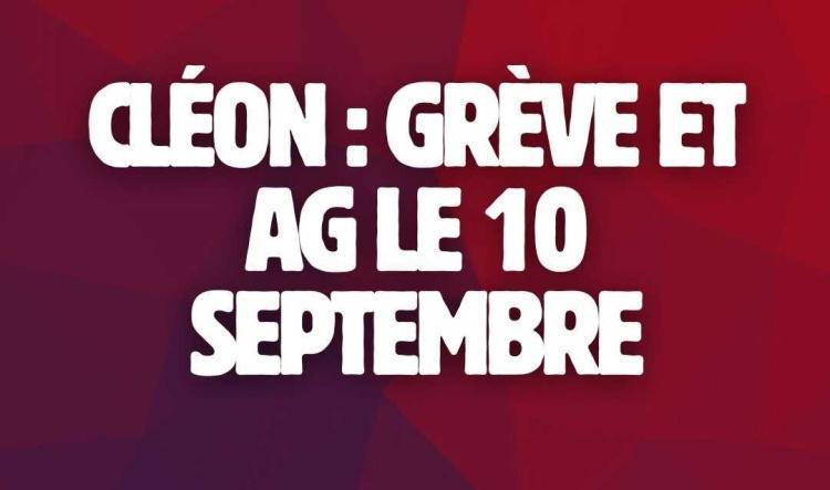 Cléon : Appel à la grève et AG le 10 septembre