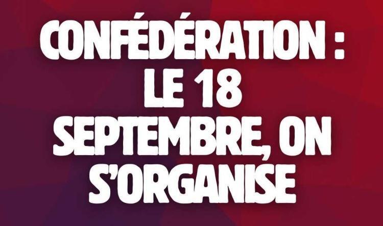 Le 18 septembre, on s’organise !