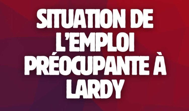 Lardy : Malgré le nouveau labo, la situation de l'emploi reste préocupante
