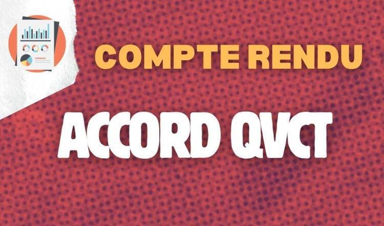 Compte rendu réunion accord QVCT