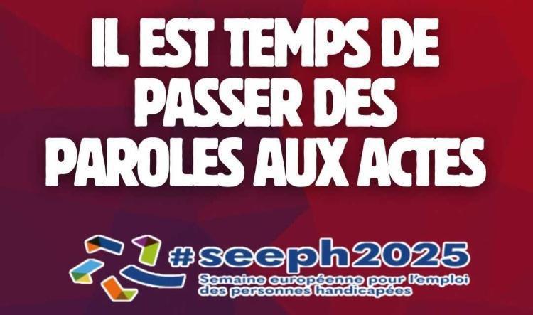 Semaine européenne pour l’emploi des personnes handicapées