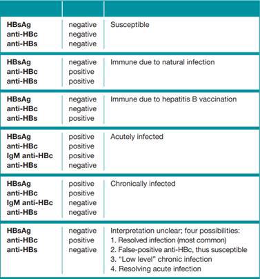 Hepatitis B - Interpreting Serologic Tests