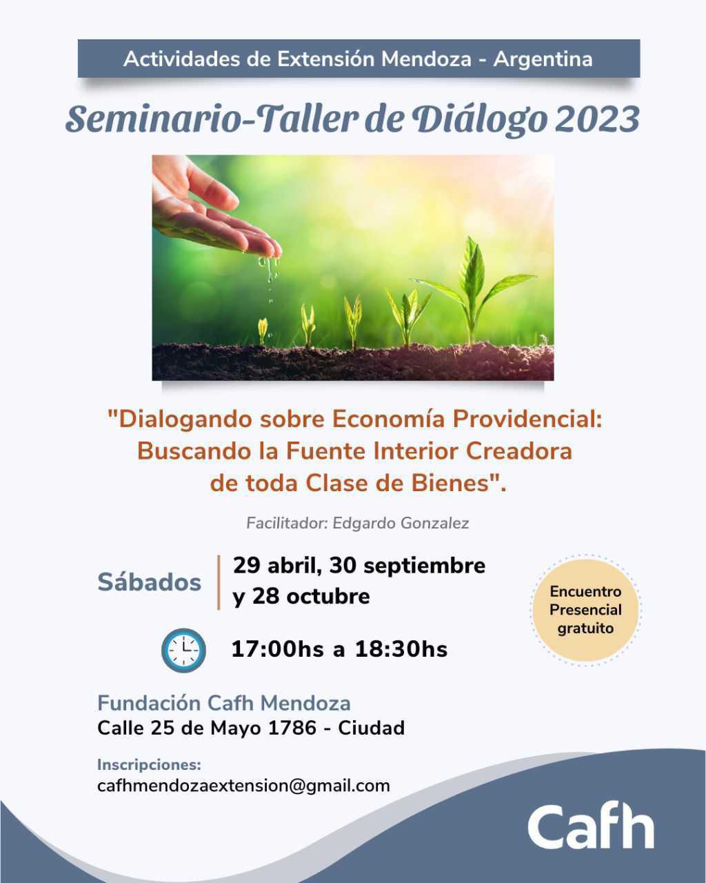 Seminario Taller de Diálogo 2022 | Cafh Argentina -Mendoza 