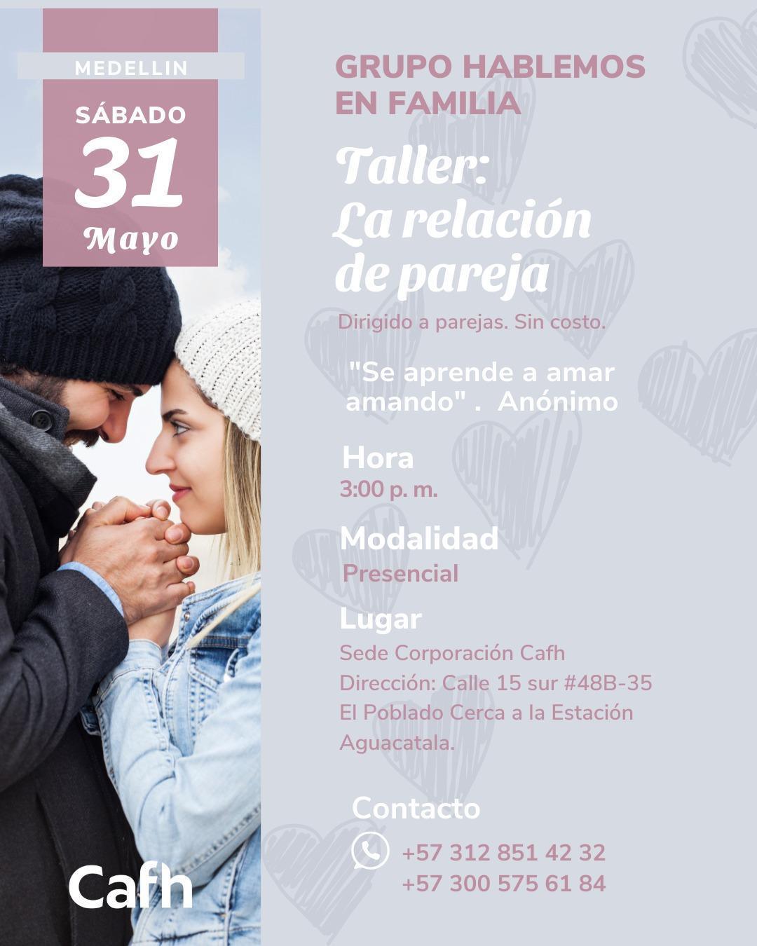 Hablemos en Familia| Cafh Medellín - Antioquia