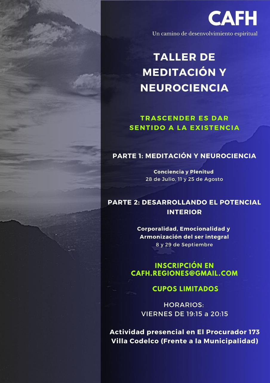 Taller de Meditación y Neurociencia | Cafh Chile