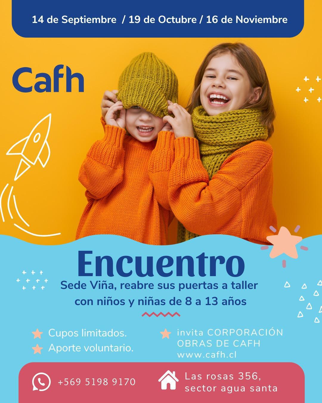 Encuentro para niños y niñas | Cafh Chile - Viña