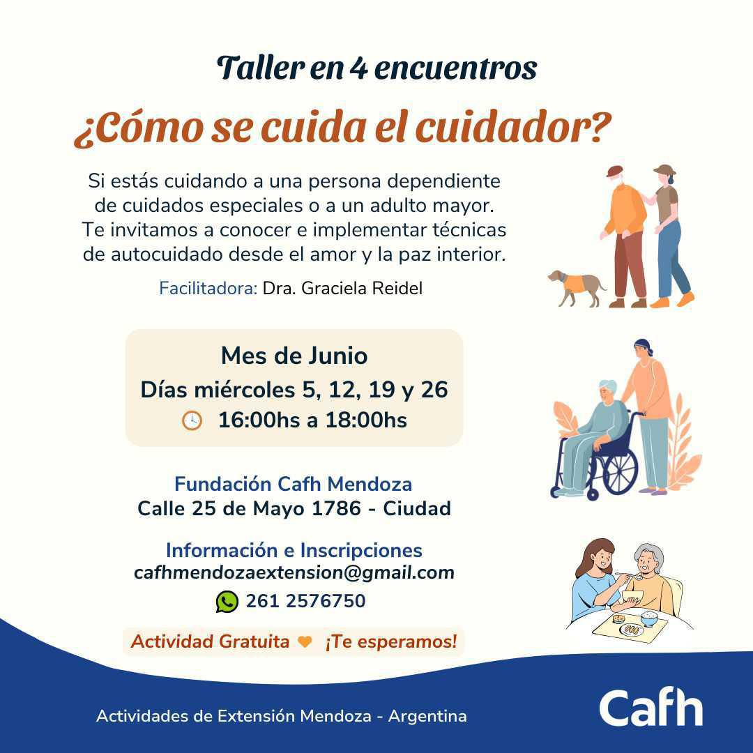 Taller "Como se cuida el Cuidador" | Cafh Argentina -Mendoza 