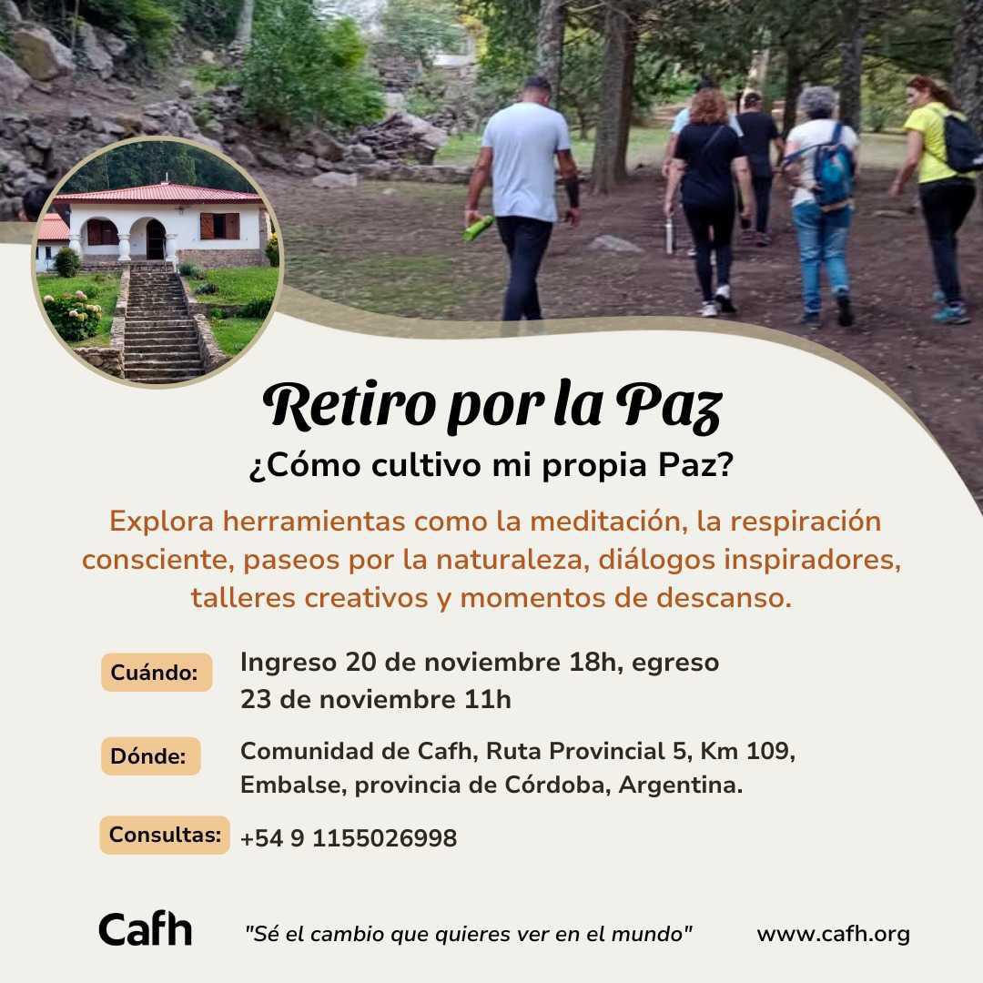  Retiro por la Paz| Cafh Argentina - Córdoba