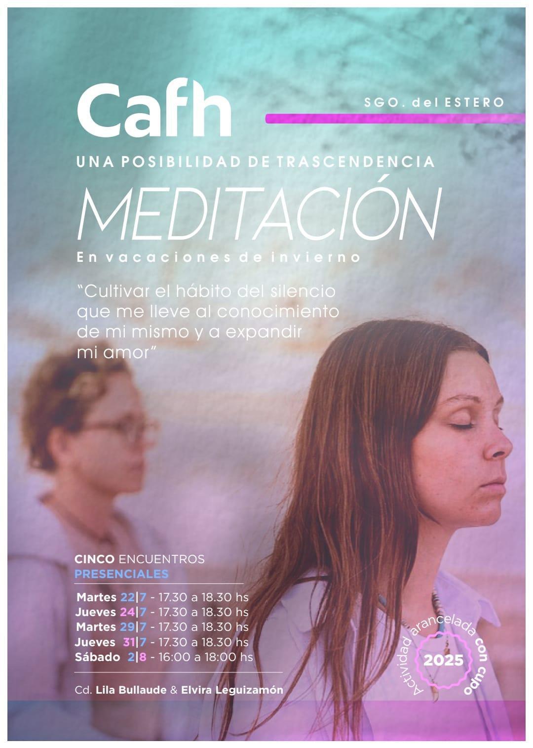 Meditación | Cafh Argentina - Santiago del Estero
