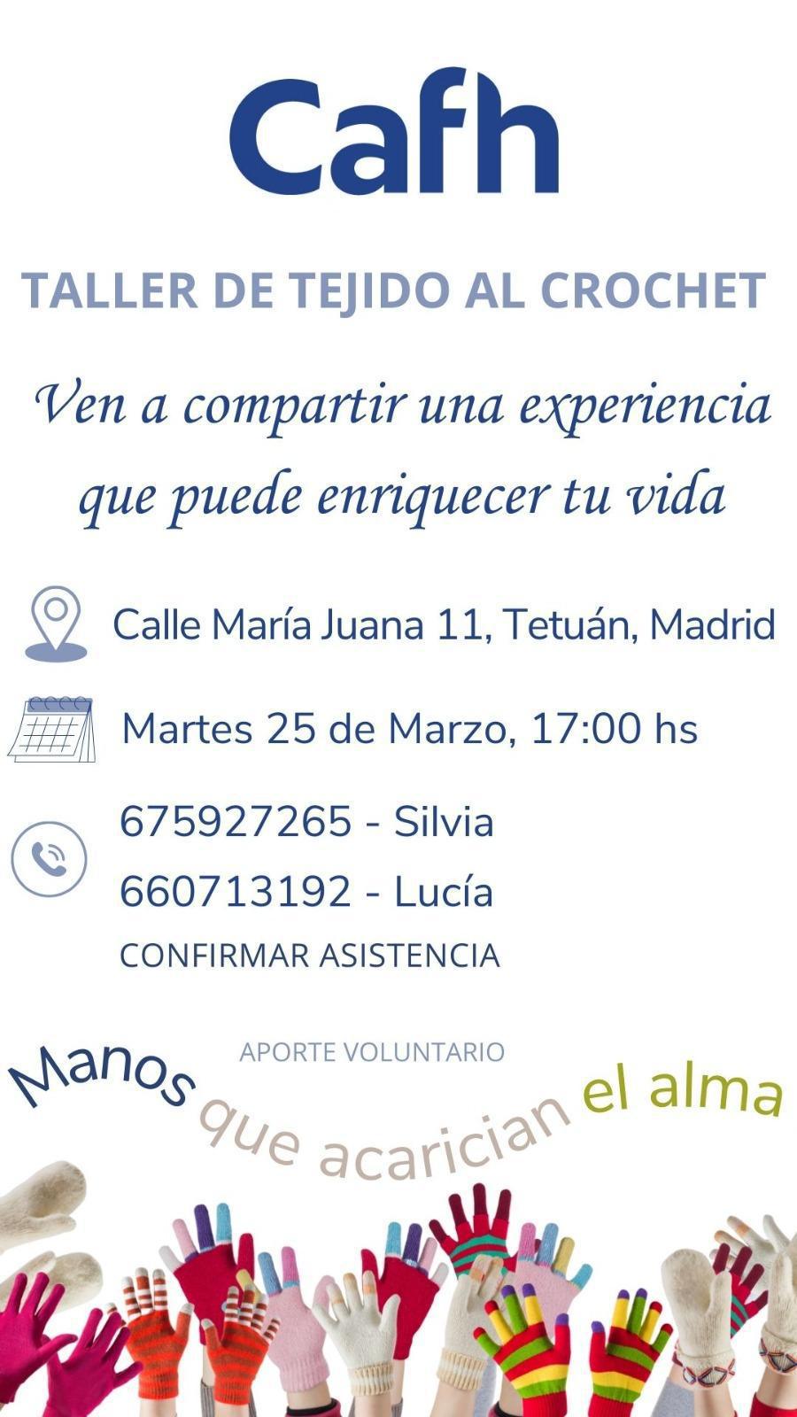 Taller de Tejido al Crochet | Cafh España - Madri